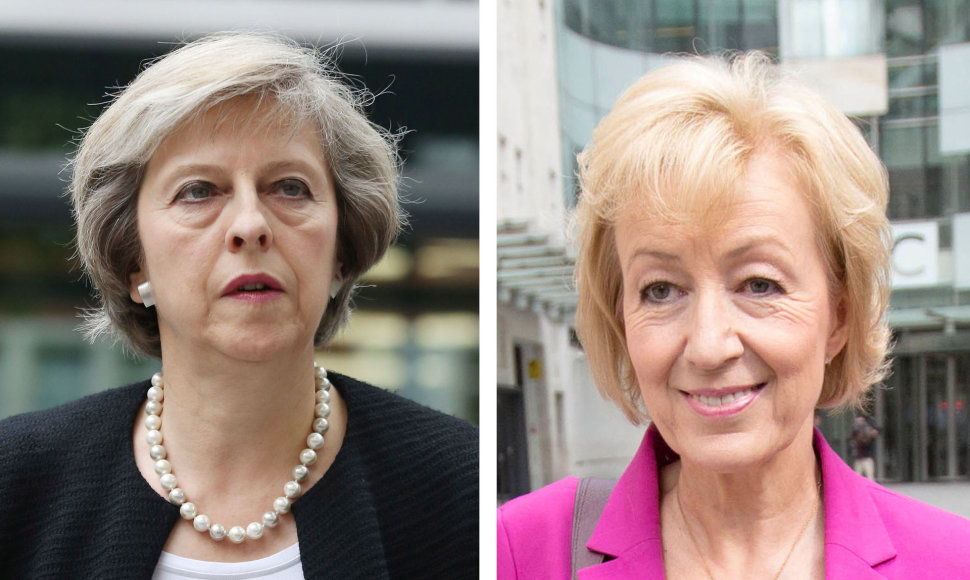 Theresa May ir Andrea Leadsom