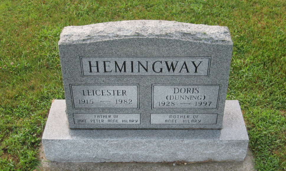 Leicesterio Hemingway'aus kapas