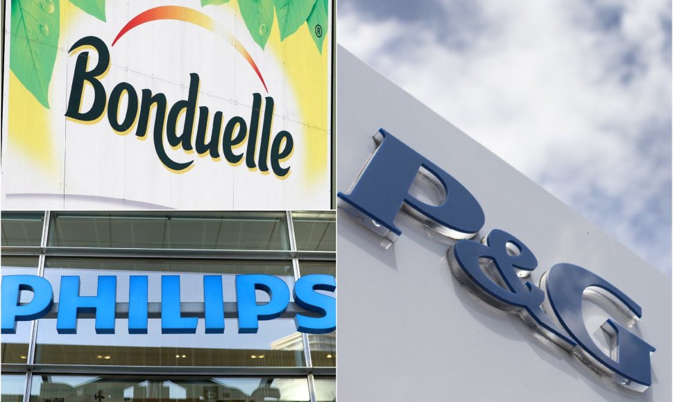 „Bonduelle“, „Philips“ ir „P&G“