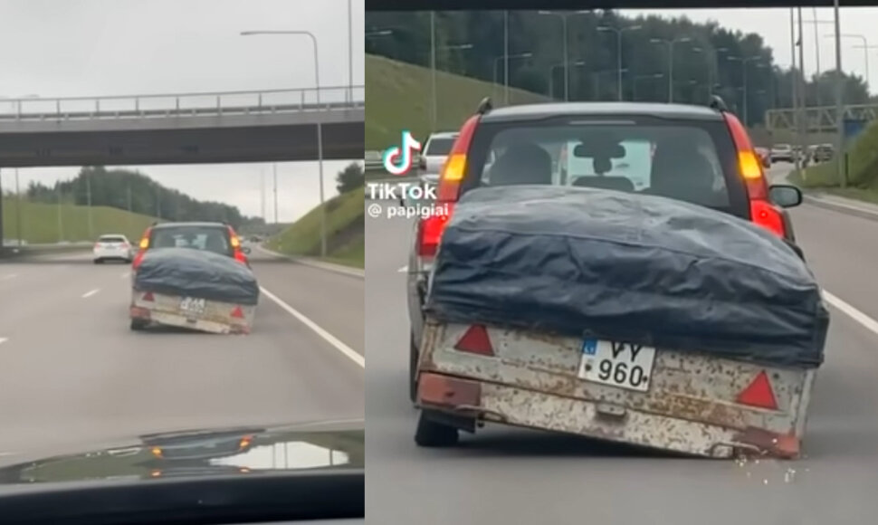 Be rato tempiama priekaba