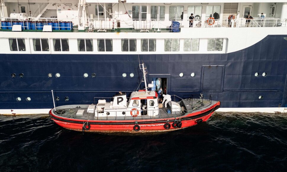 Laivo &bdquo;MV Hondius&ldquo; evakuacija