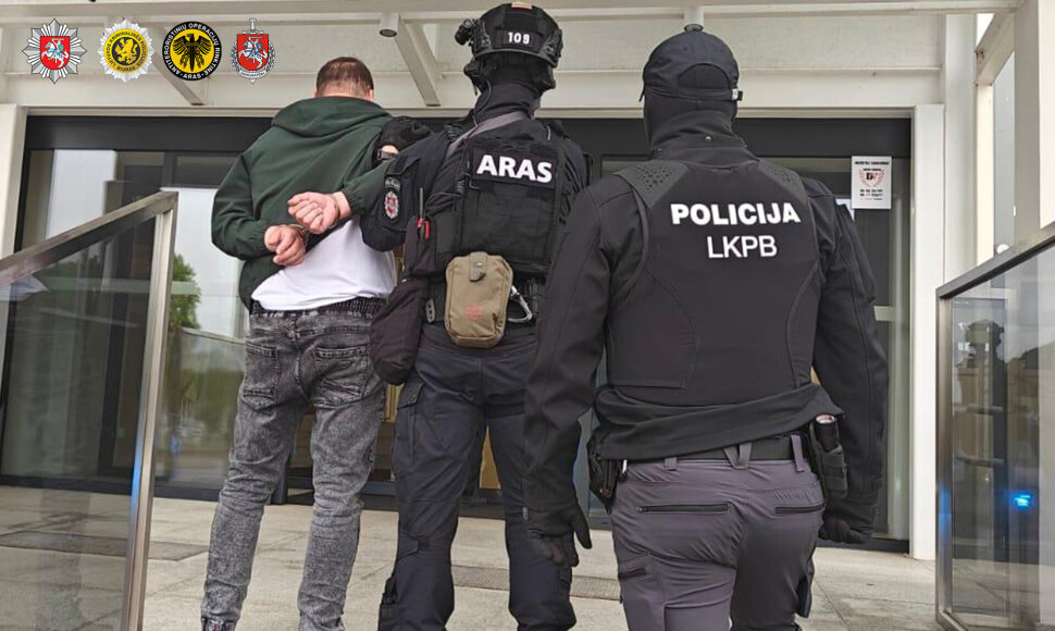 Teisėsaugos operacija Šalčininkuose