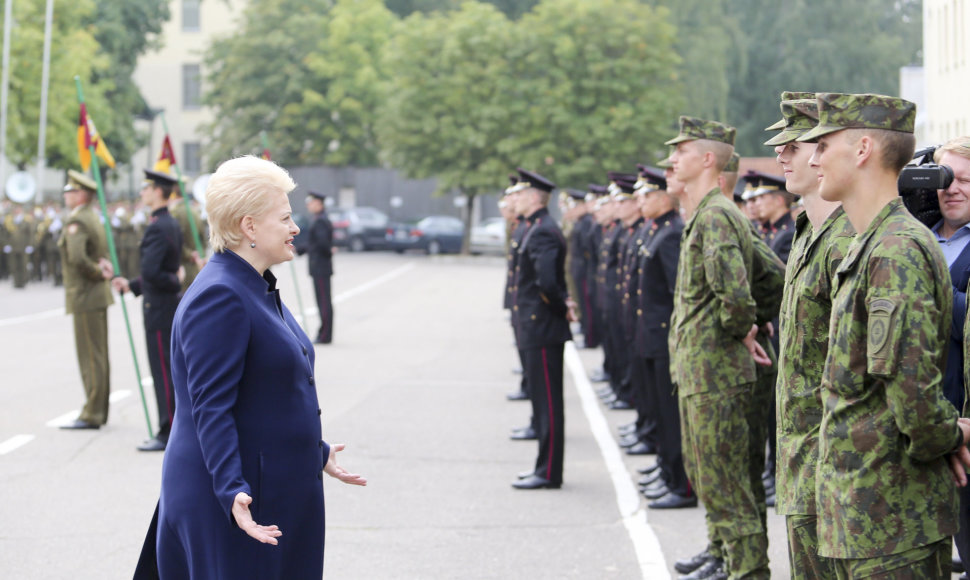 Prezidentė Dalia Grybauskaitė dalyvavo mokslo ir žinių šventėje Generolo Jono Žemaičio Lietuvos karo akademijoje