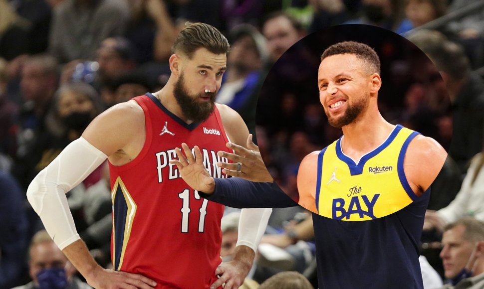 Jono Valančiūno konfliktą su varžovu pastebėjo ir Stephenas Curry