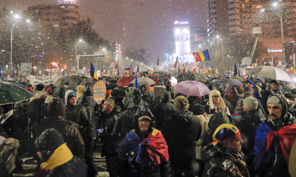 Protestas Rumunijoje