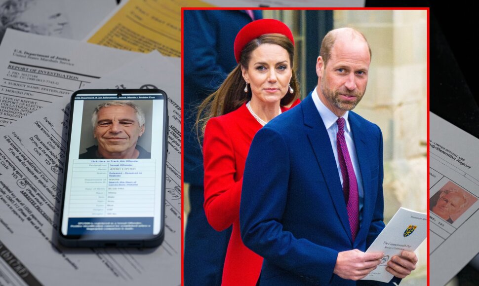 Epsteino failai, princas Williamas ir princesė Catherine