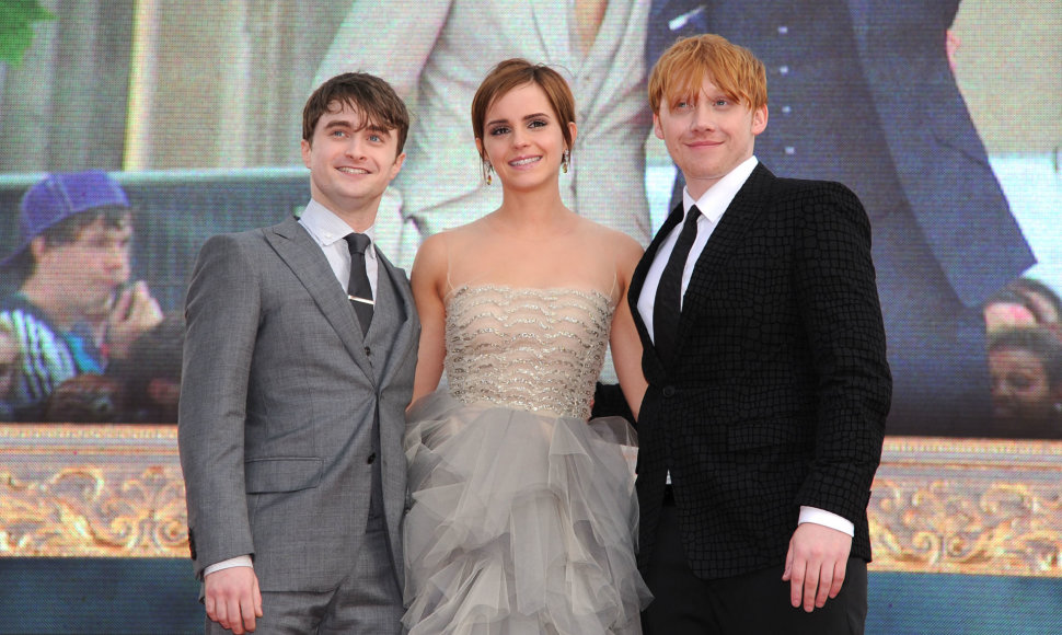 Danielis Radcliffe'as, Emma Watson, Rupertas Grintas