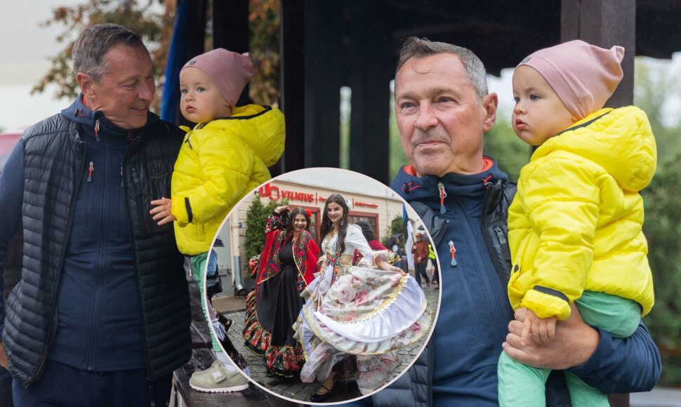 Artūras Zuokas su dukra