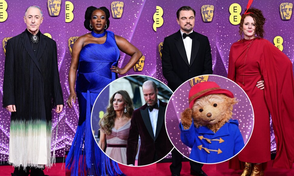 BAFTA raudono kilimo žvaigždės