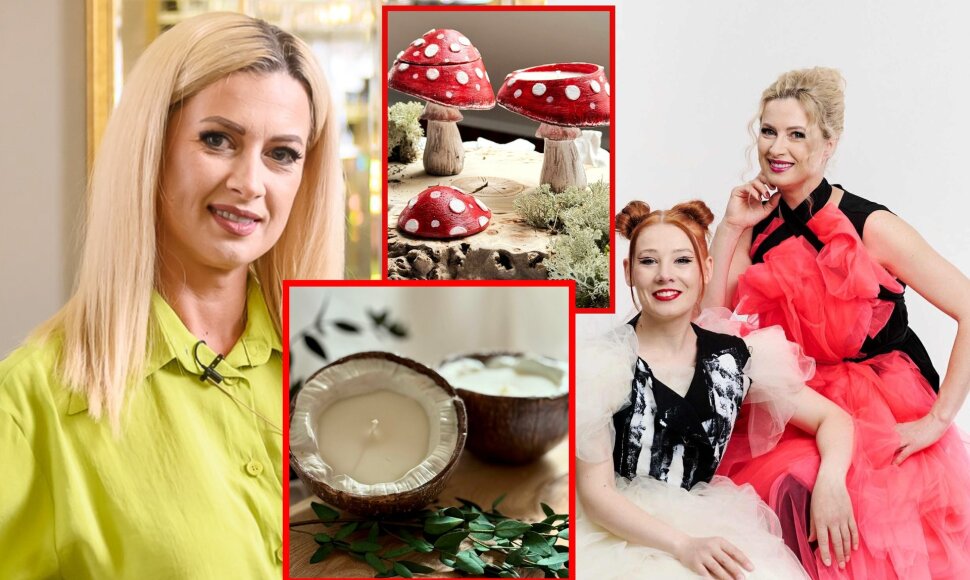 Renata Norvilė, Elena Asmus, žvakės