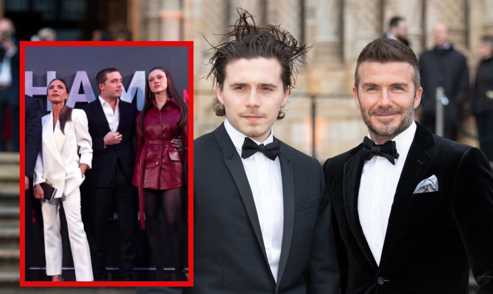 Davidas Beckhamas, Brooklynas Beckhamas, Nicola Peltz, Victoria Beckham