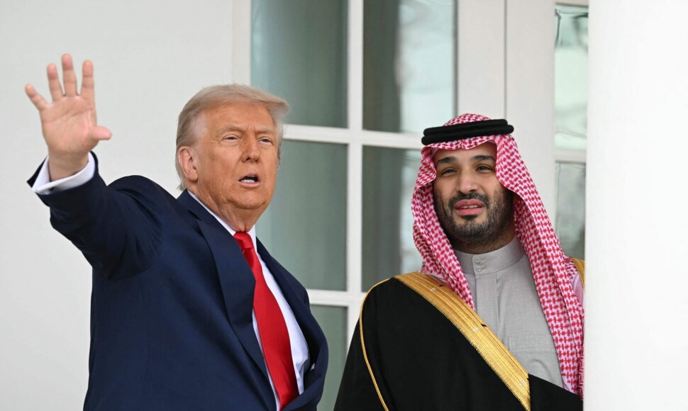 Donaldas Trumpas ir Mohammedas bin Salmanas / ANDREW CABALLERO-REYNOLDS / AFP