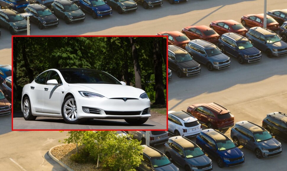 Automobilių aik&scaron;telė, &bdquo;Tesla&ldquo; automobilis