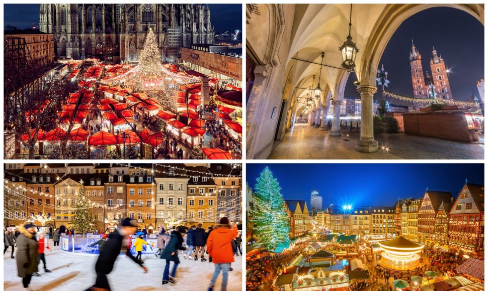 Kalėdų mugės, kurios vyks šiemet: Kelno, Krokuvos, Varšuvo, Frankfurto