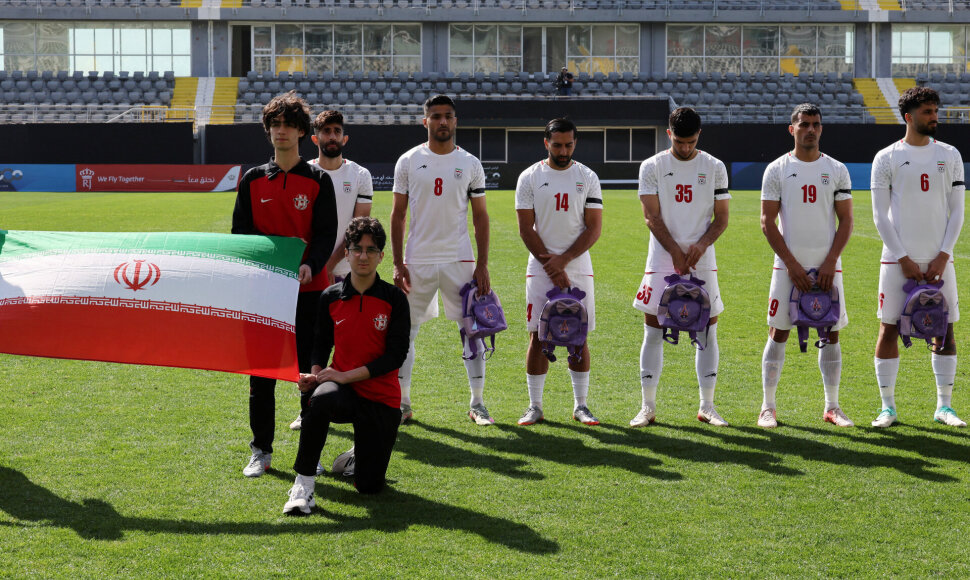 Irano futbolo komandos dalis / Umit Bektas / REUTERS