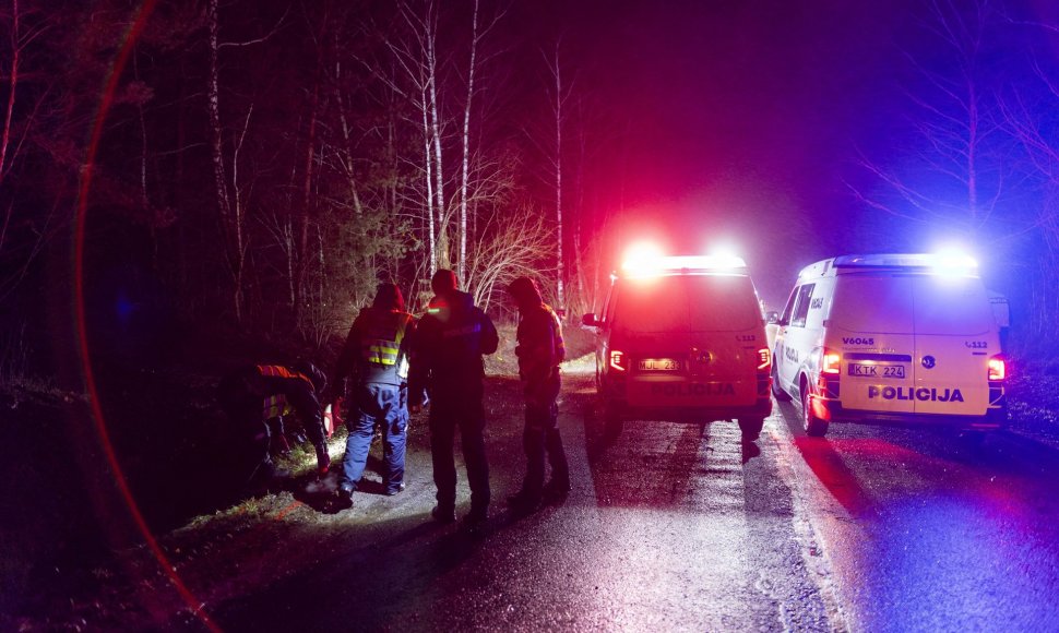 Policijos stabdomas BMW nestojo – nulėkė nuo kelio ir trenkėsi į medį: žuvo jaunas vairuotojas