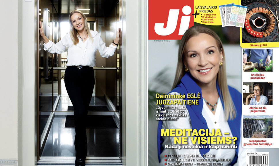 Eglė Juozapaitienė ir žurnalo &bdquo;Ji&ldquo; Nr. 6 