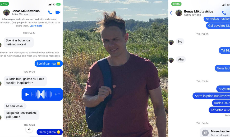Beno Mikutavičiaus susira&scaron;inėjimas su kauniete