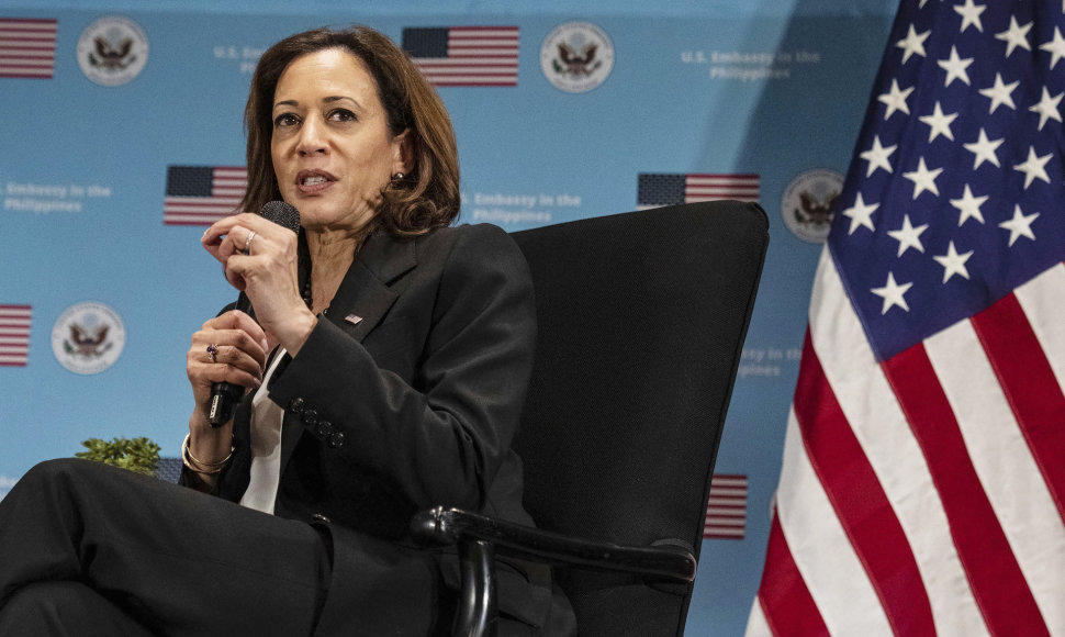 JAV viceprezidentė Kamala Harris