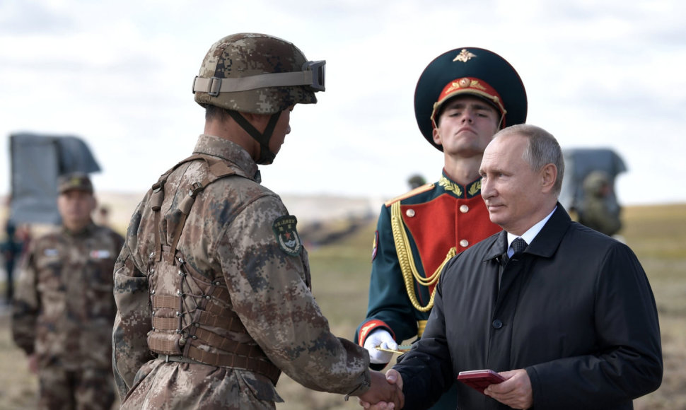 Vladimiras Putinas pratybose „Vostok 2018“ 