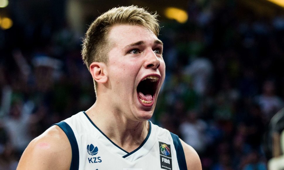 Luka Dončičius 2017 metais su Slovėnijos rinktine tapo Europos čempionu.