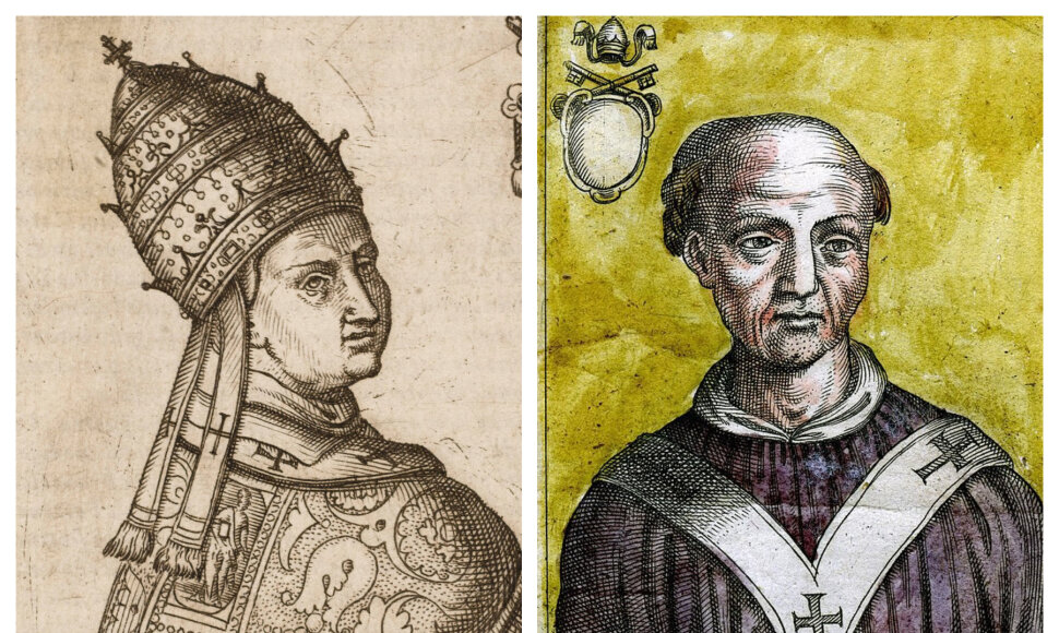 Popiežiai Benediktas IX ir Jonas XII