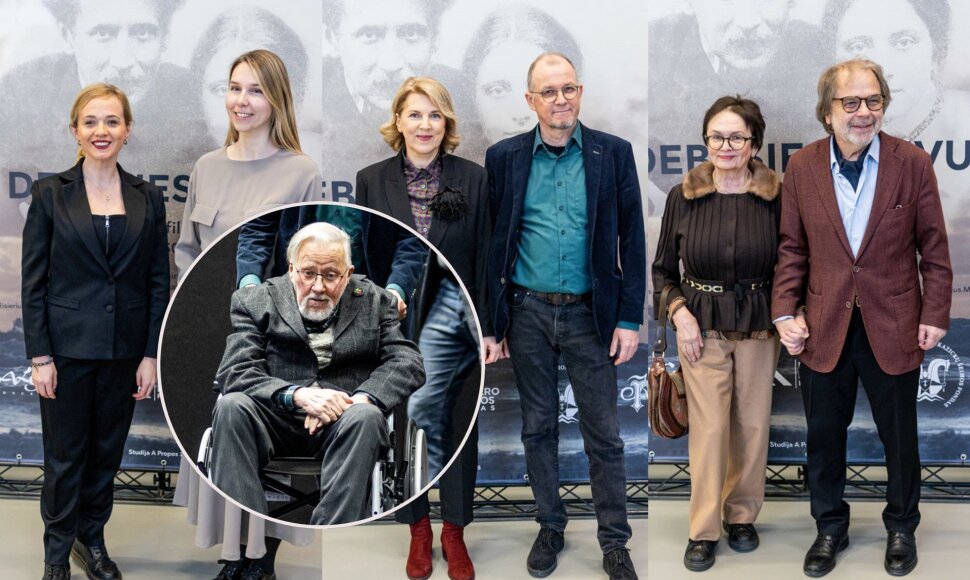 Vytauto V.Landsbergio filmo &bdquo;Debesies laivu&ldquo; premjeros svečiai