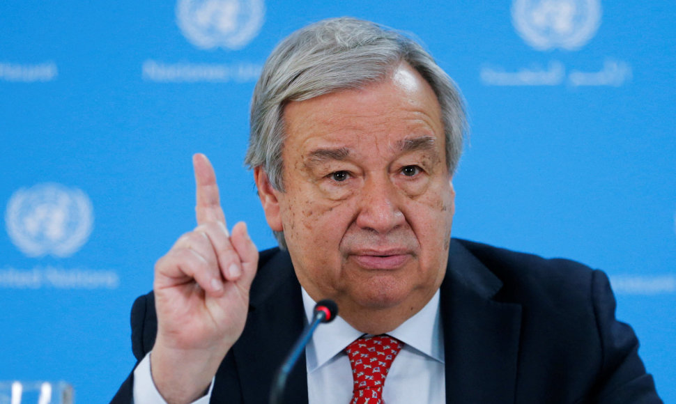 Jungtinių Tautų generalinis sekretorius Antonio Guterresas