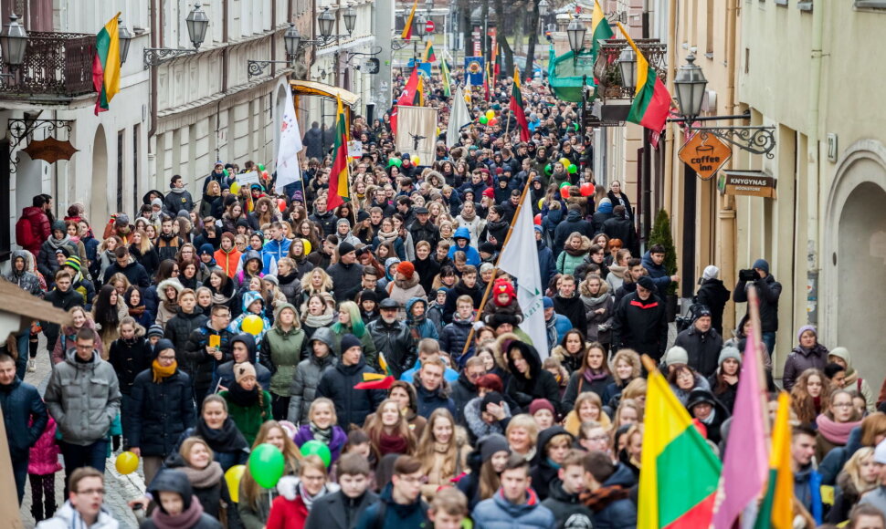Vasario 16-osios eisena Vilniuje