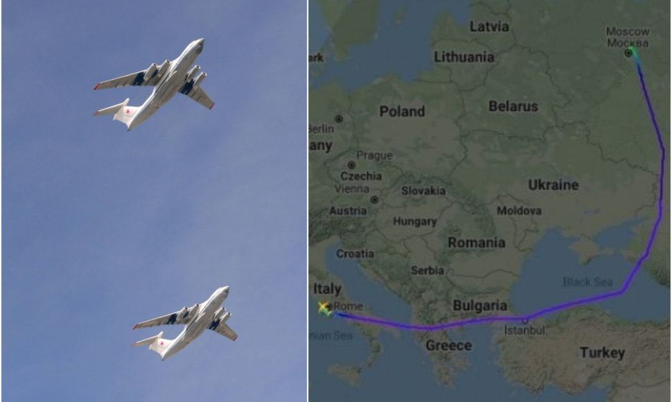 Feisbuke skelbiami klaidinantys pranešimai, neva Lenkija trukdė Rusijos „IL-76“ lėktuvams kirsti šalies oro erdvę