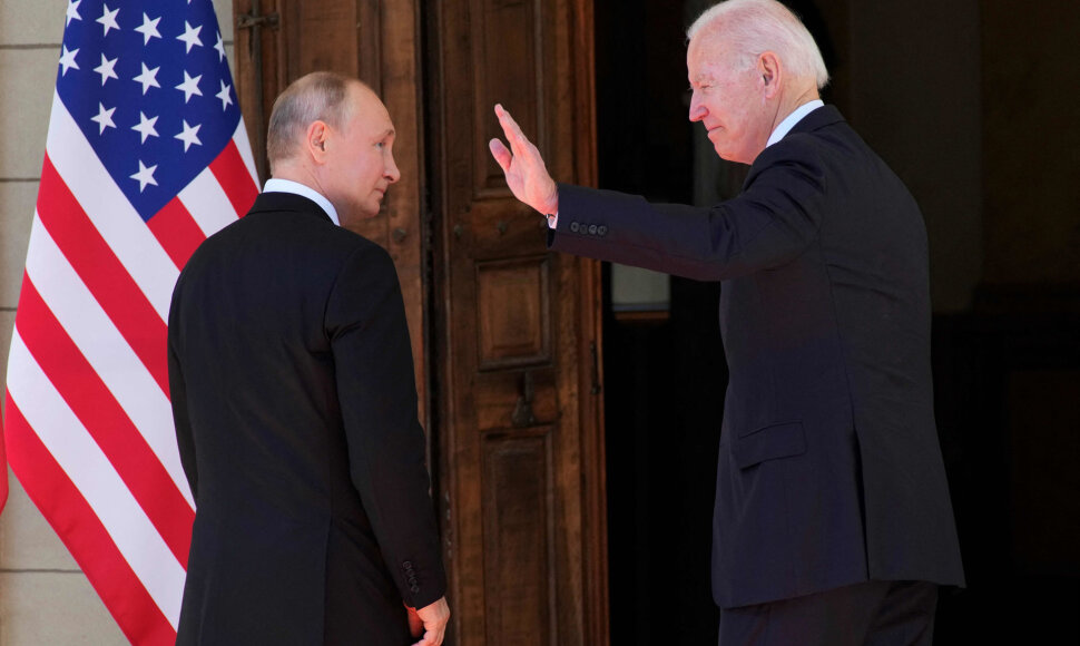 Joe Bideno ir Vladimiro Putino susitikimas Ženevoje