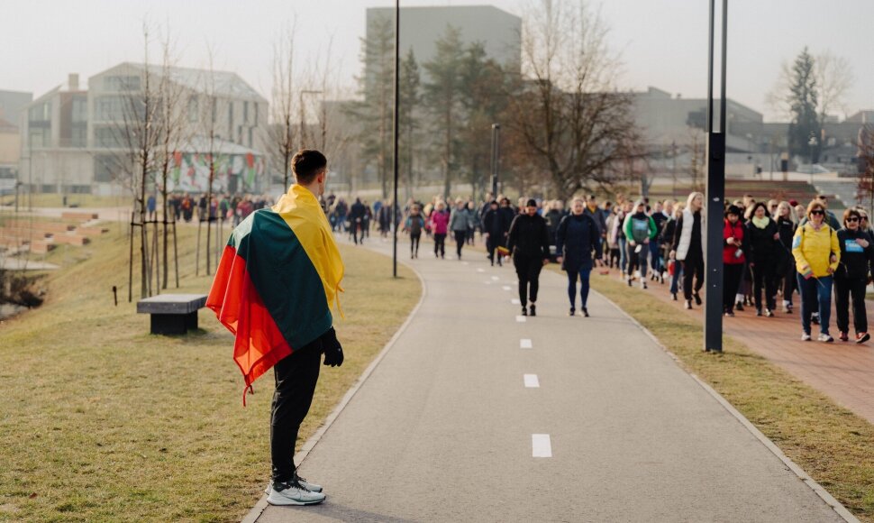 Vasario 16-ąją sutikite kitaip: GYM+ kviečia į jau tradiciją tapusį 15 kilometrų žygį po sostinę