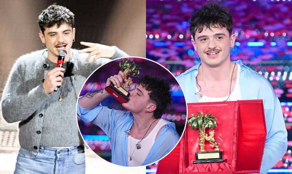 Sanremo muzikos festivalį laimėjo Olly