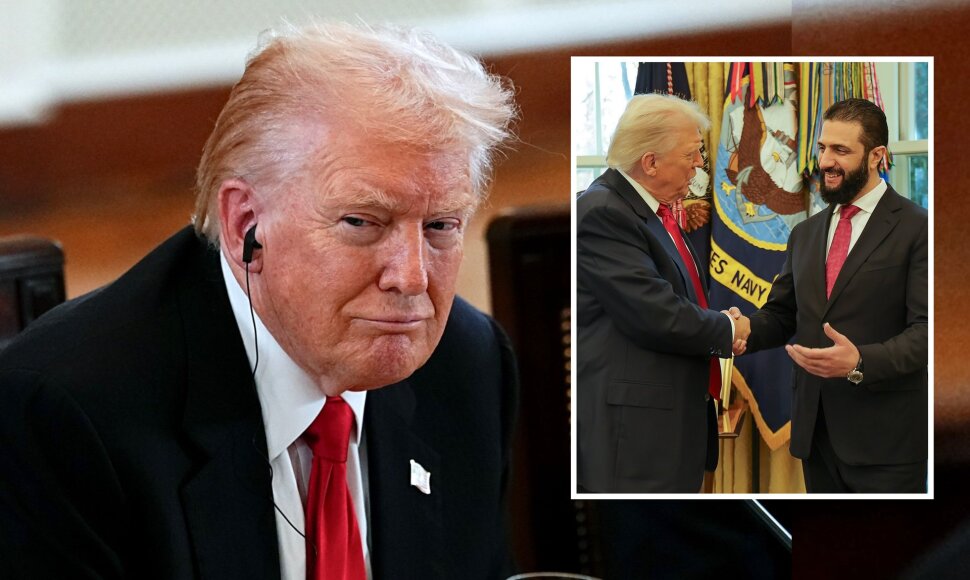 Donaldas Trumpas ir Sirijos prezidentas
