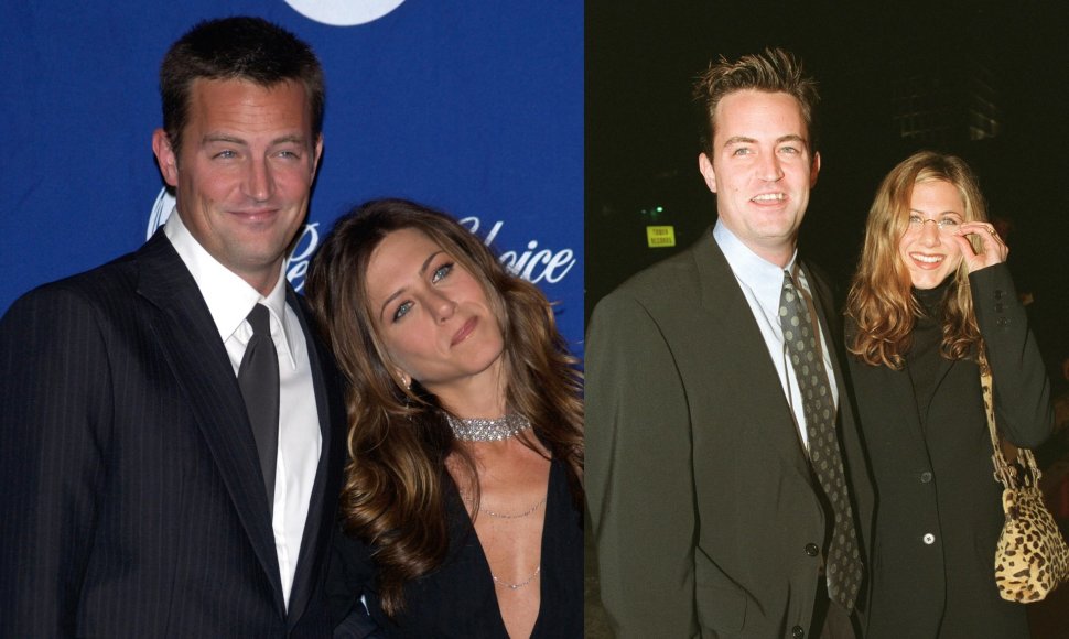 Jennifer Aniston ir Matthew Perry