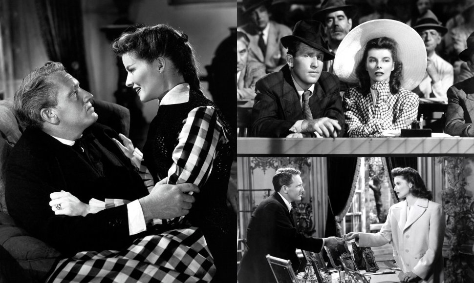 Katharine Hepburn ir Spenceris Tracy