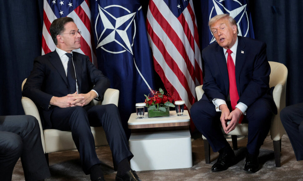 Markas Rutte, Donaldas Trumpas / REUTERS