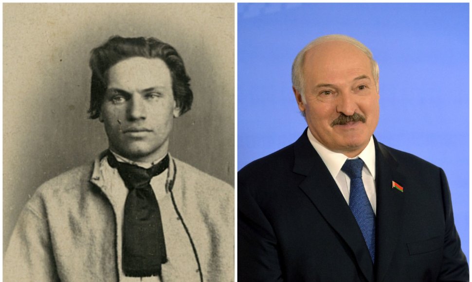 Konstantinas Kalinauskas ir Aliaksandras Lukašenka 