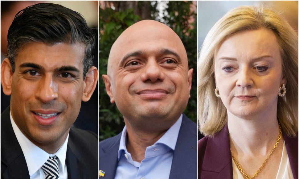 Rishi Sunakas, Sajidas Javidas, Liz Truss