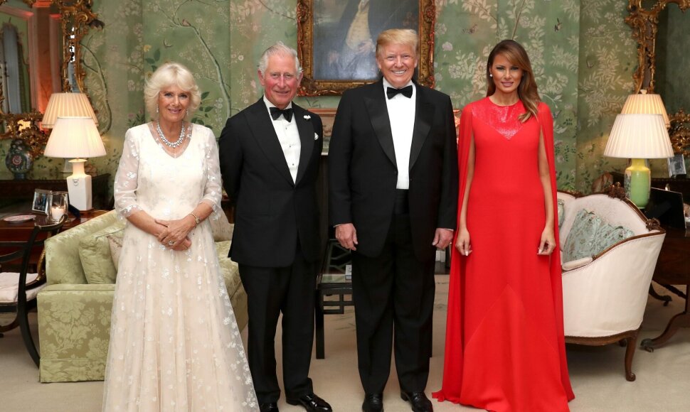 Pirmasis Donaldo Trumpo valstybinis vizitas į Jungtinę Karalystę&nbsp; / CHRIS JACKSON / AFP