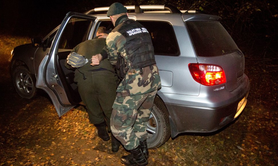 Nelegalų sulaikymo operacija Baltarusijos pasienyje