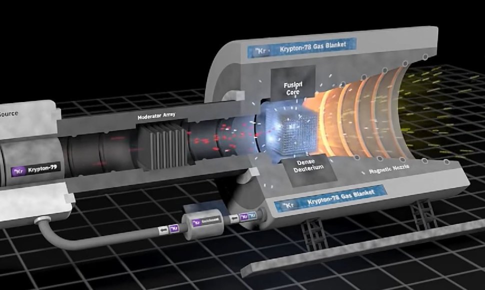 NASA projektuojamas pozitronų sintezės variklis