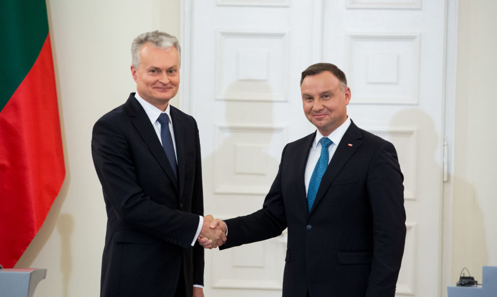 Gitanas Nausėda ir Andrzejus Duda