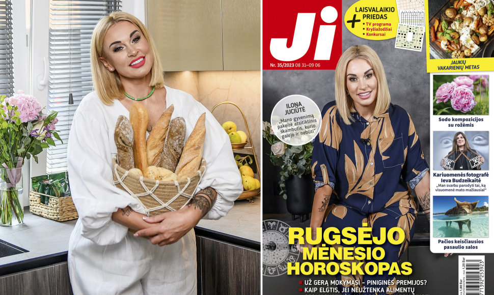 Ilona Juciūtė ir žurnalo JI Nr.35