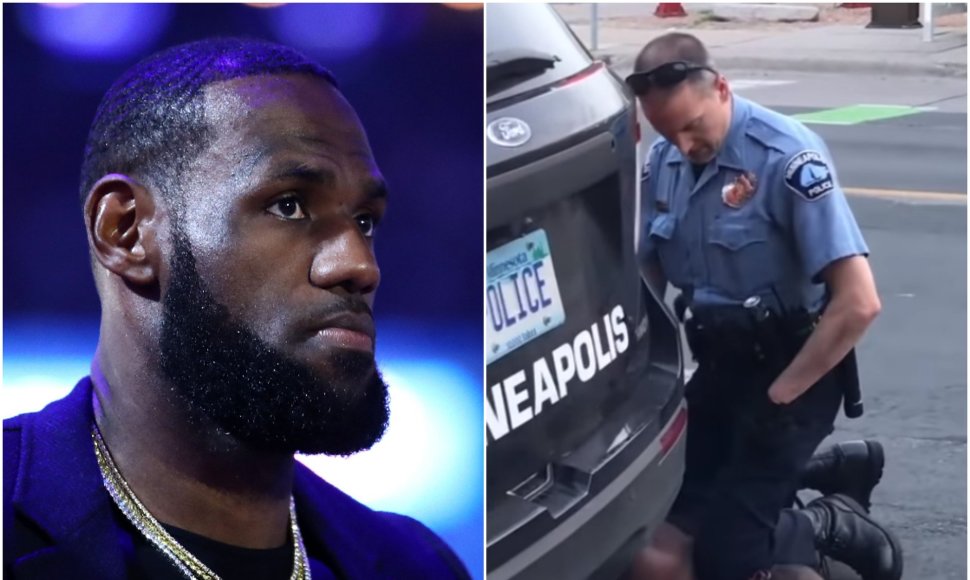 LeBronas Jamesas pasipiktino policijos veiksmais