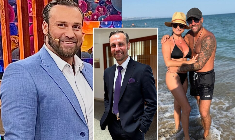 Andrius Kandelis su mylimąja Donalda