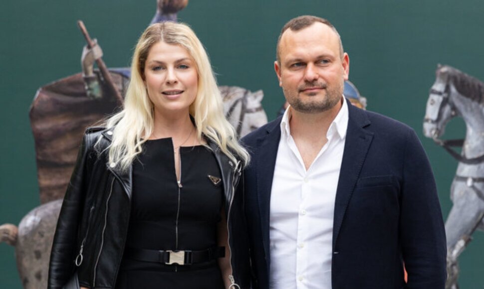 Tomas Jankauskas su žmona Vaida