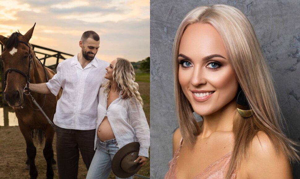 Akvilė Kisielienė su vyru
