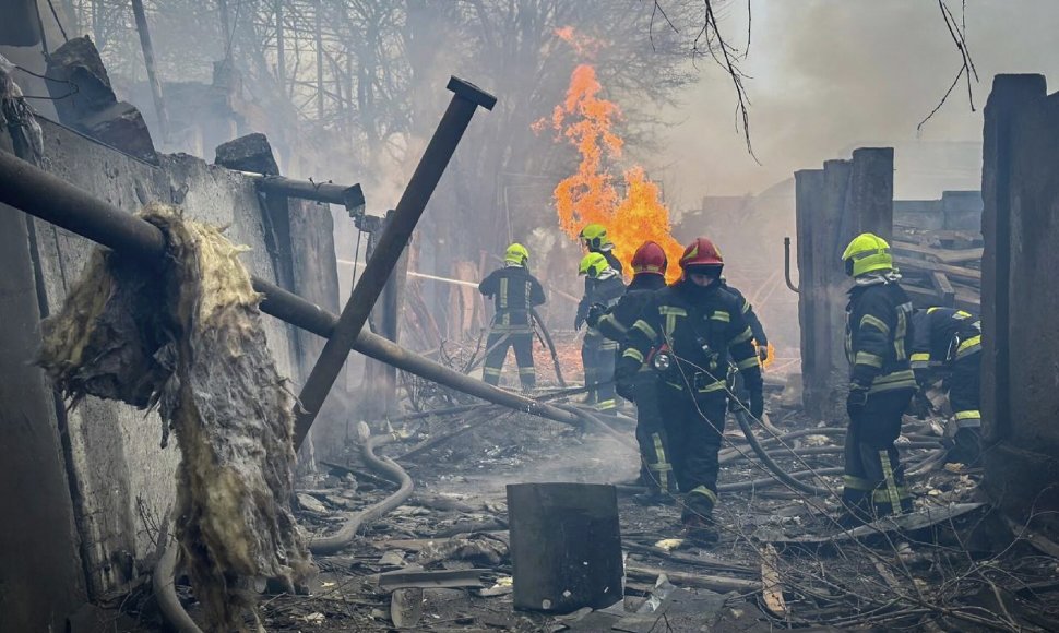 Rusijos raketų ataka Odesoje