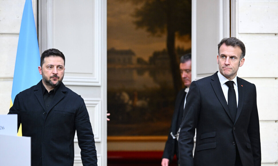 V. Zelenskis ir E. Macronas / Jeanne Accorsini/SIPA / Jeanne Accorsini/SIPA